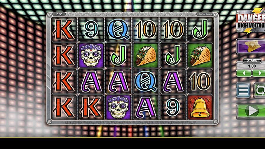 데인저 하이 볼티지 슬롯 게임 화면